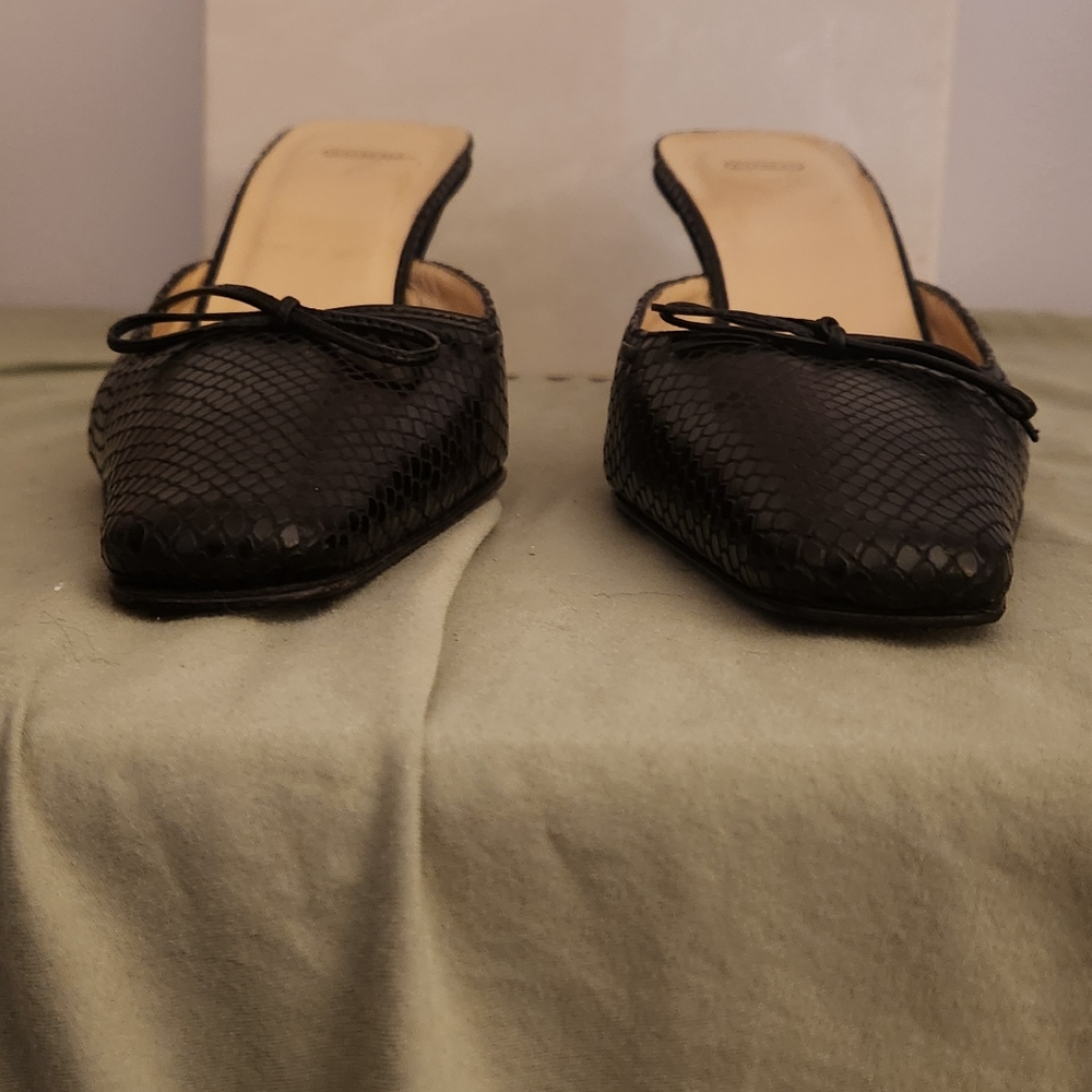 Vintage Coach "Caitlin" Python Embossed Print Mul… - image 3